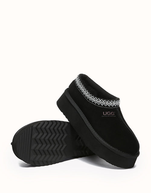 AUSTRALIAN SHEPHERD® Hippie Platform Slippers