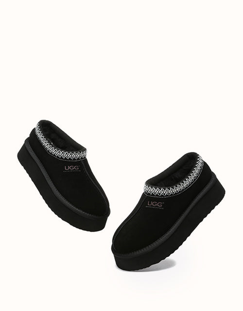 AUSTRALIAN SHEPHERD® Hippie Platform Slippers