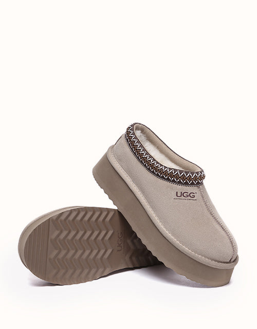 AUSTRALIAN SHEPHERD® Hippie Platform Slippers