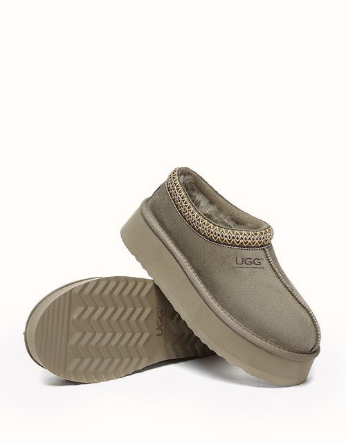 AUSTRALIAN SHEPHERD® Hippie Platform Slippers