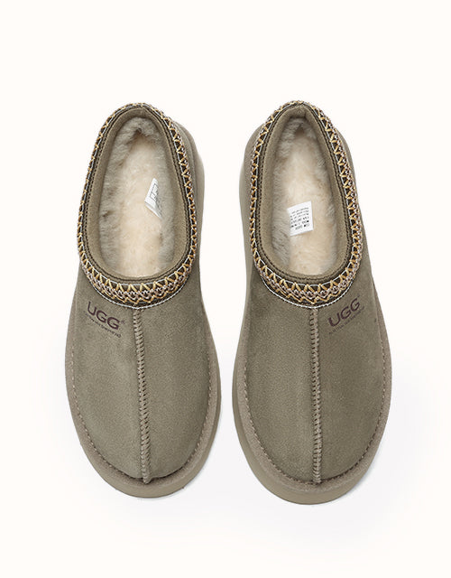 AUSTRALIAN SHEPHERD® Hippie Platform Slippers