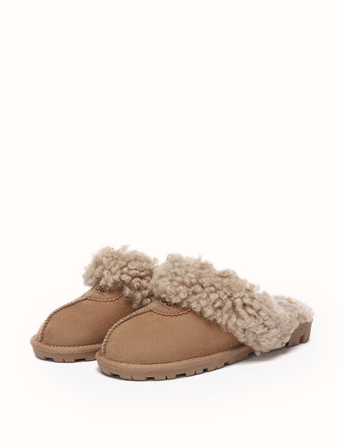 AUSTRALIAN SHEPHERD® Waffle Curly Slippers