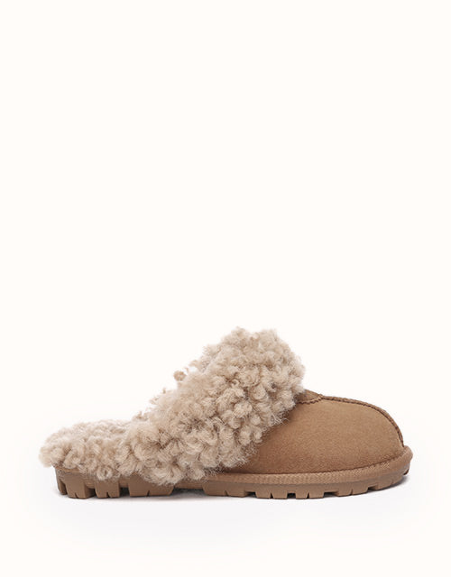 AUSTRALIAN SHEPHERD® Waffle Curly Slippers
