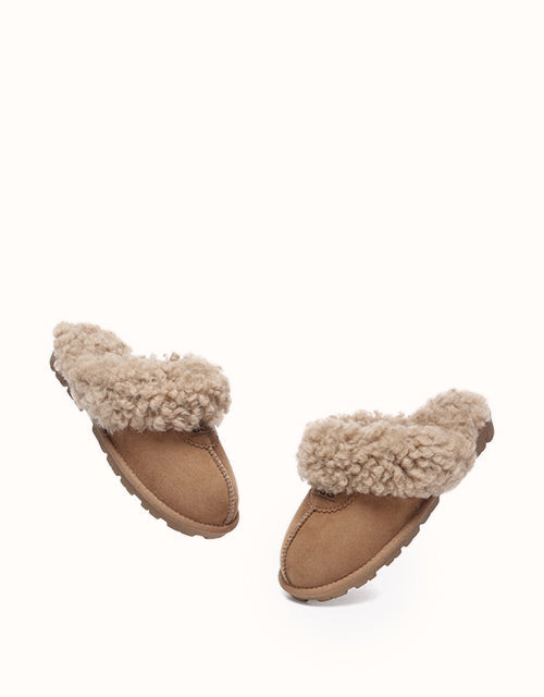 AUSTRALIAN SHEPHERD® Waffle Curly Slippers