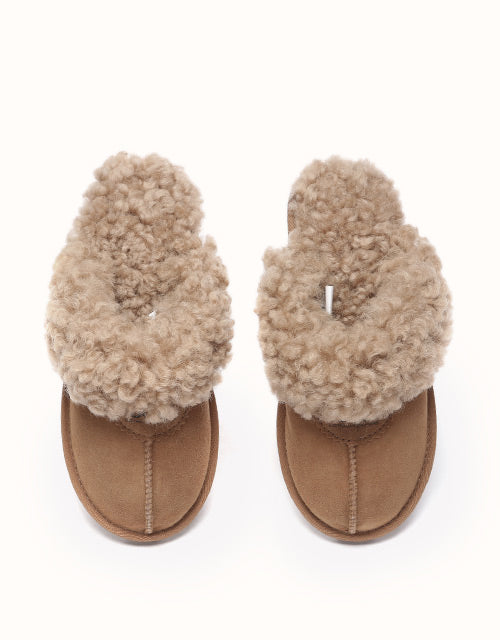 AUSTRALIAN SHEPHERD® Waffle Curly Slippers
