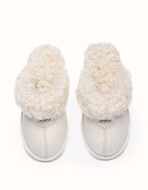 AUSTRALIAN SHEPHERD® Waffle Curly Slippers