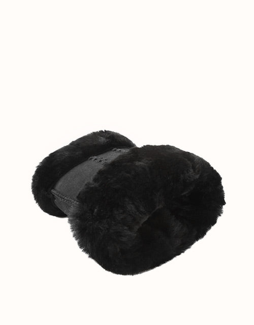 AUSTRALIAN SHEPHERD® Fingerless Sheepskin Mittens