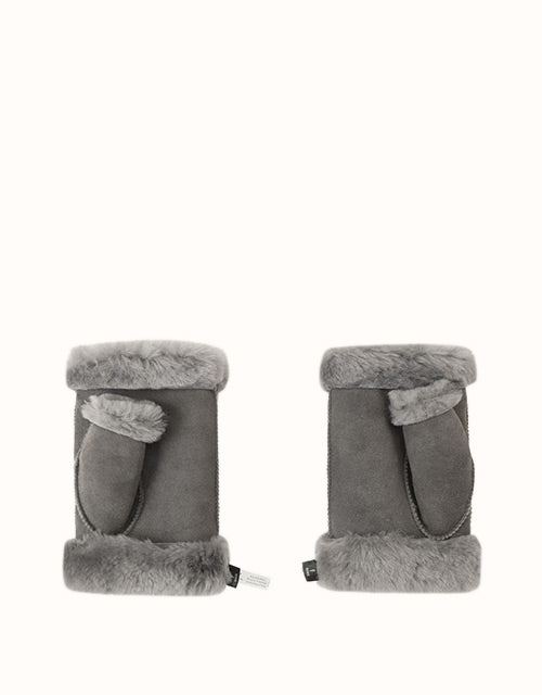 AUSTRALIAN SHEPHERD® Fingerless Sheepskin Mittens