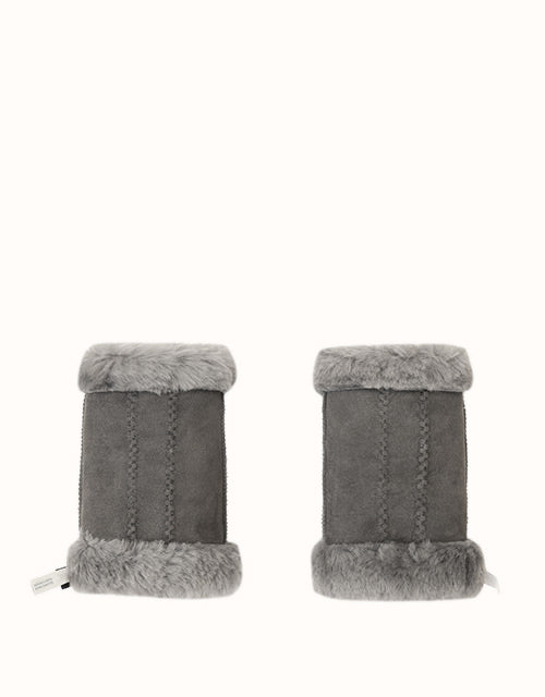 AUSTRALIAN SHEPHERD® Fingerless Sheepskin Mittens