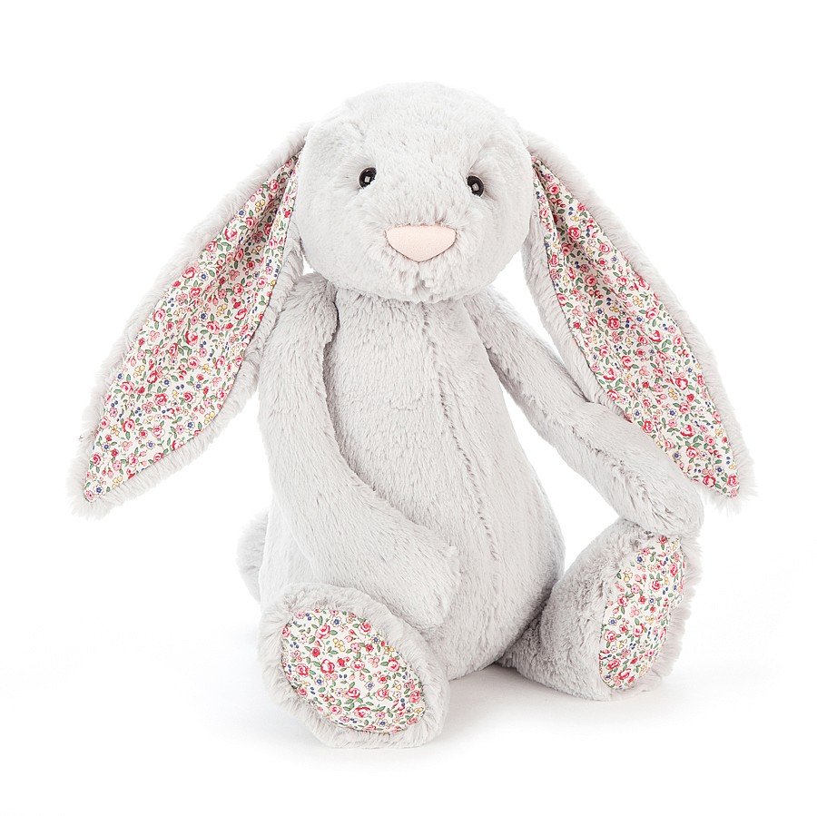 JELLYCAT BUNNY Blossom Silver Medium