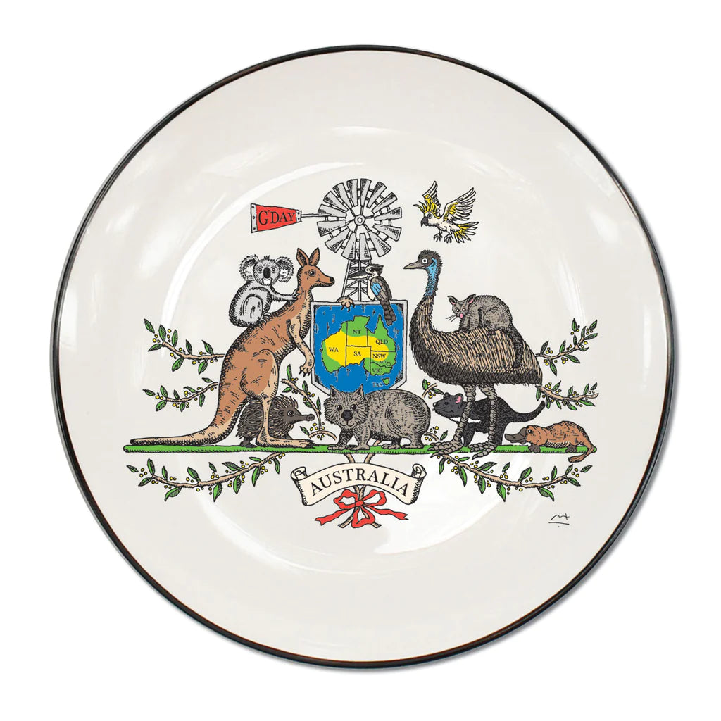 Australian Icon Single Canapé Plate