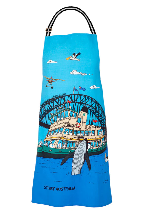 Cotton Apron: Sydney Harbour