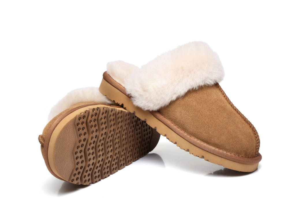 UGG BOOTS AUSTRALIA Australian Shepherd Women Sheepskin Muffin Slipper 15564