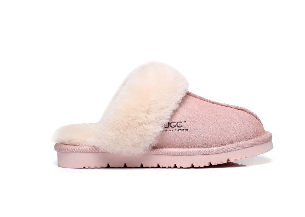 UGG BOOTS AUSTRALIA Australian Shepherd Women Sheepskin Muffin Slipper 15564