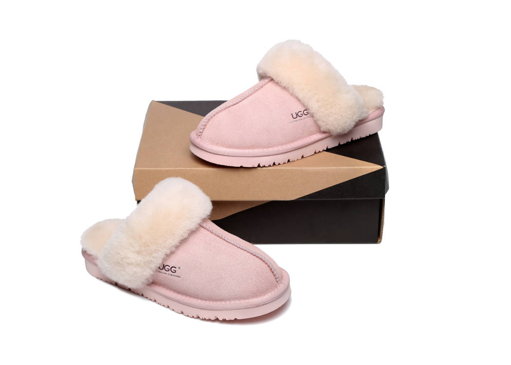 UGG BOOTS AUSTRALIA Australian Shepherd Women Sheepskin Muffin Slipper 15564