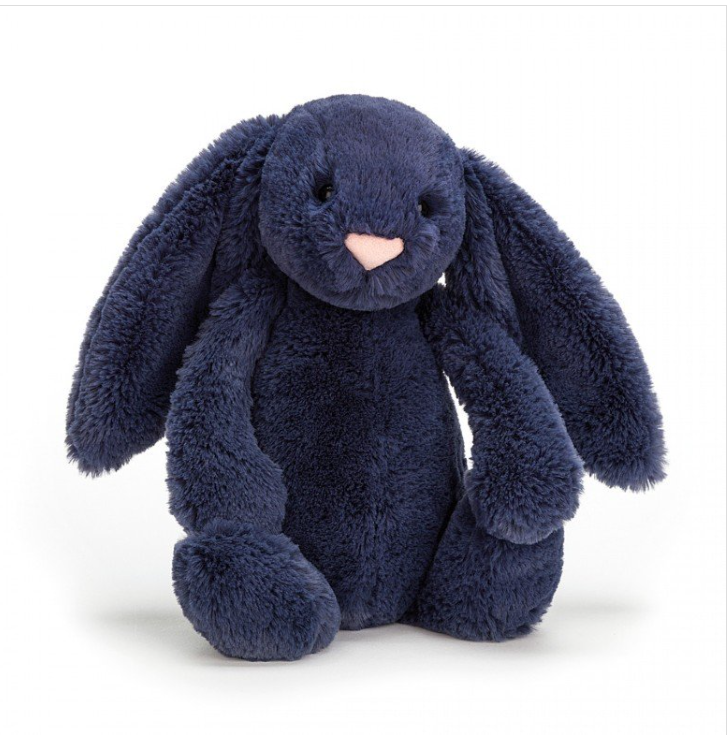 JELLYCAT BUNNY Navy Blue Medium