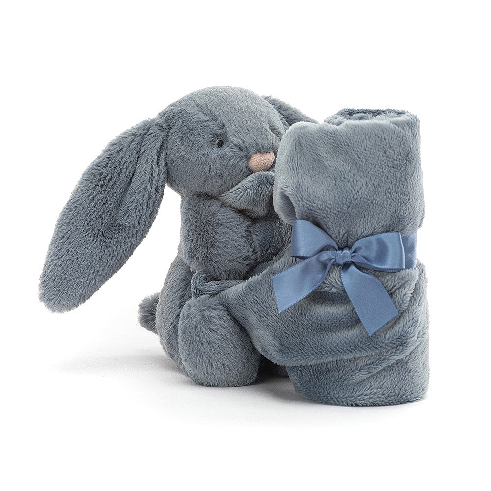 JELLYCAT BUNNY Bashful Soother Dusky Blue