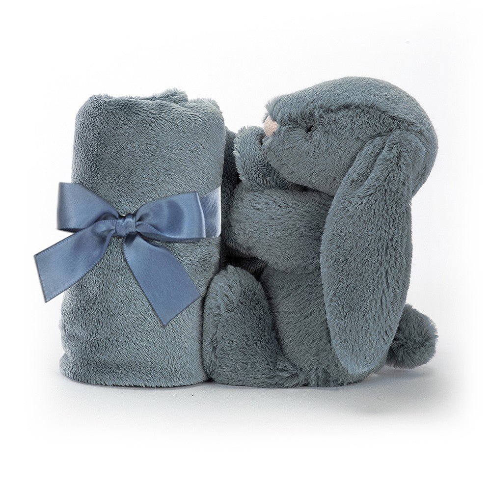 JELLYCAT BUNNY Bashful Soother Dusky Blue