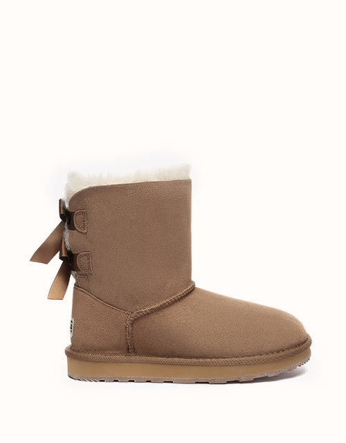 URBAN UGG® Short Back Bow Boots
