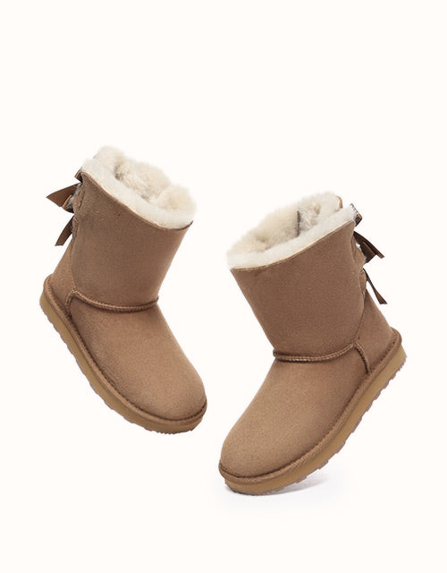 URBAN UGG® Short Back Bow Boots