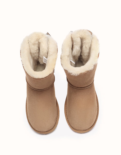 URBAN UGG® Short Back Bow Boots