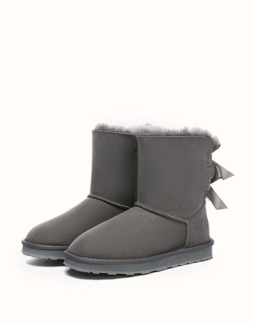 URBAN UGG® Short Back Bow Boots