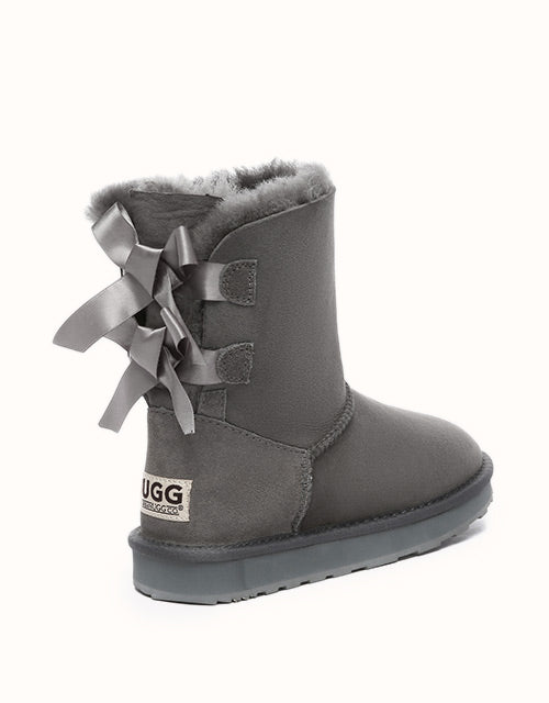 URBAN UGG® Short Back Bow Boots