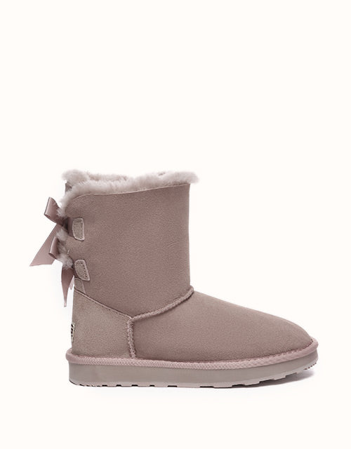 URBAN UGG® Short Back Bow Boots