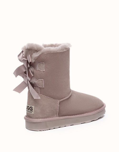 URBAN UGG® Short Back Bow Boots