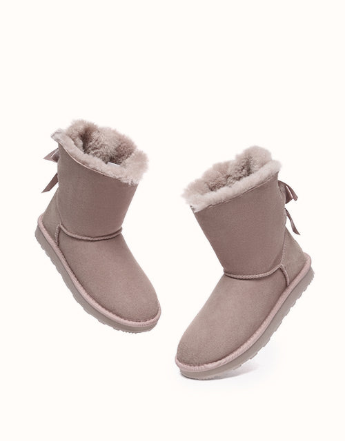 URBAN UGG® Short Back Bow Boots