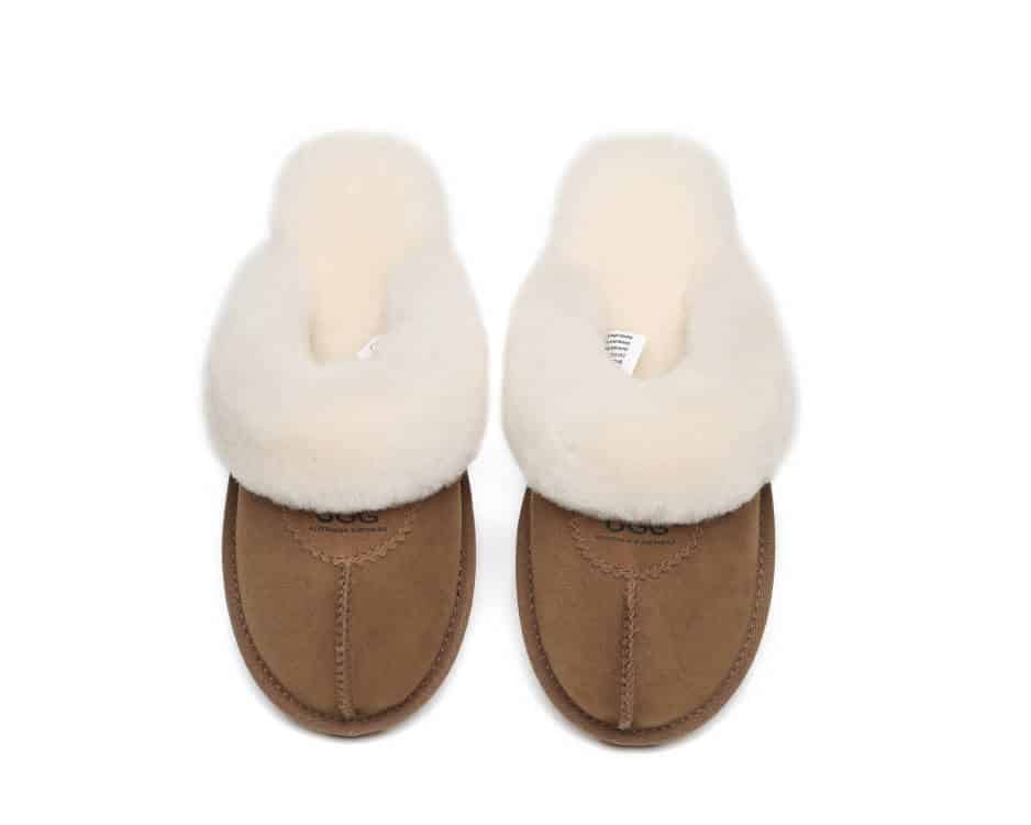 UGG BOOTS AUSTRALIA Australian Shepherd Women Sheepskin Waffle Slipper