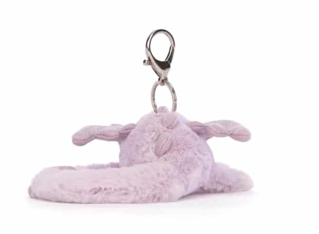 JELLYCAT Lavender Dragon Bag Charm