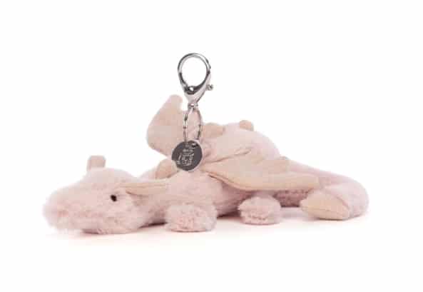 JELLYCAT Rose Dragon Bag Charm