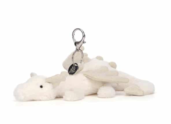 JELLYCAT Snow Dragon Bag Charm