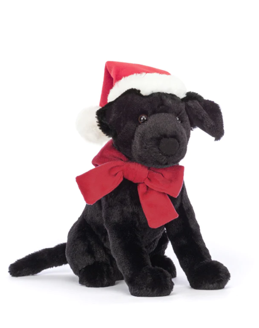 JELLYCAT Winter Warmer Pippa Black Labrador