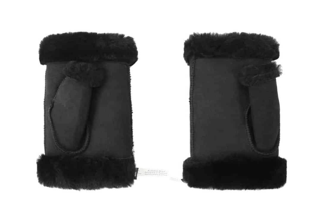 Fingerless Sheepskin Mittens