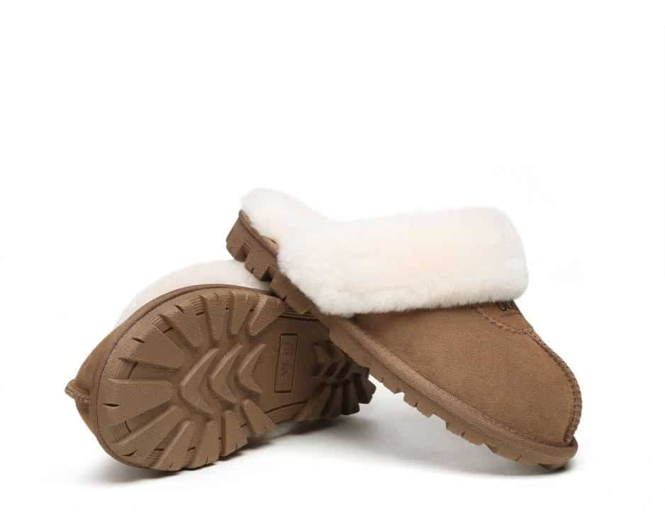 UGG BOOTS AUSTRALIA Australian Shepherd Women Sheepskin Waffle Slipper