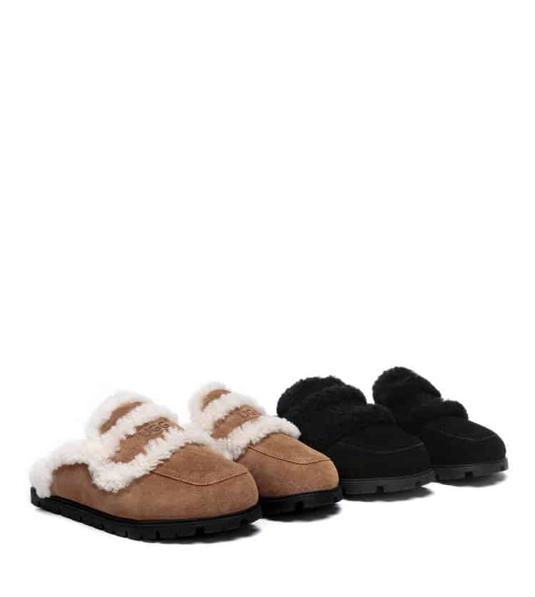 UGG BOOTS AUSTRALIA Australian Shepherd Women Sheepskin Wool Shearling Lined Slippers Remi