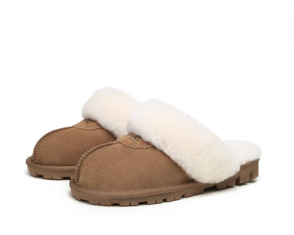 UGG BOOTS AUSTRALIA Australian Shepherd Women Sheepskin Waffle Slipper