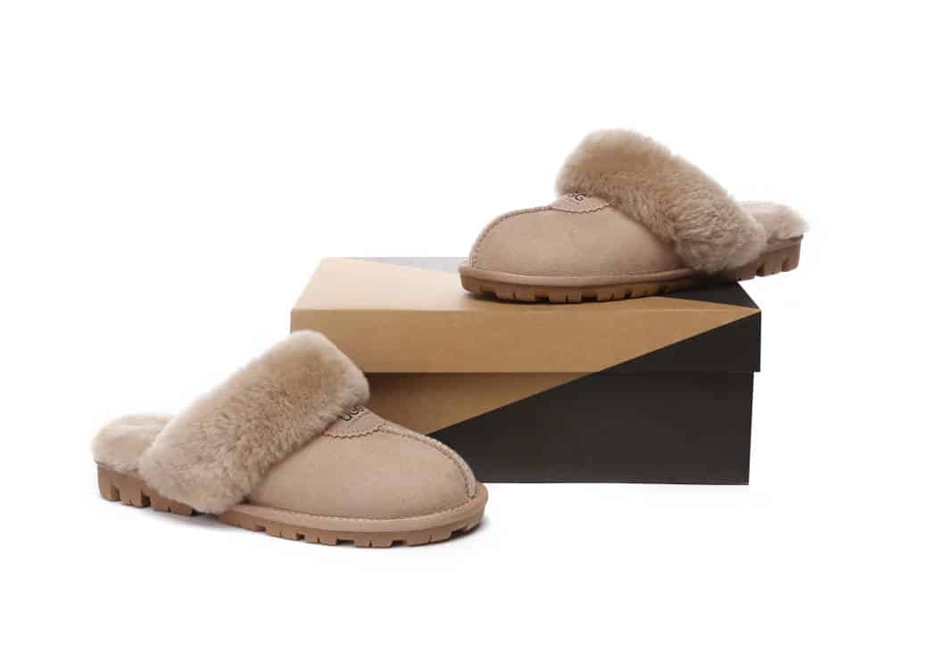 UGG BOOTS AUSTRALIA Australian Shepherd Women Sheepskin Waffle Slipper