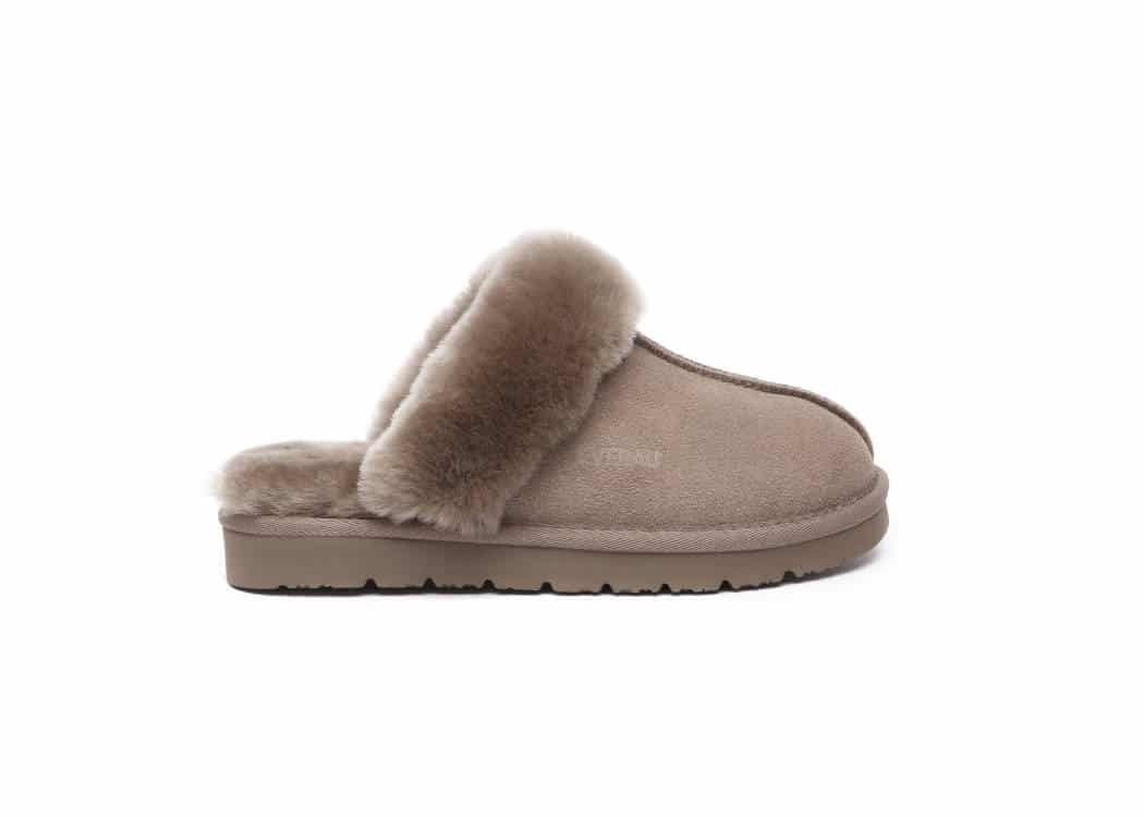 UGG BOOTS AUSTRALIA Australian Shepherd Women Sheepskin Suede Scuff Muffin