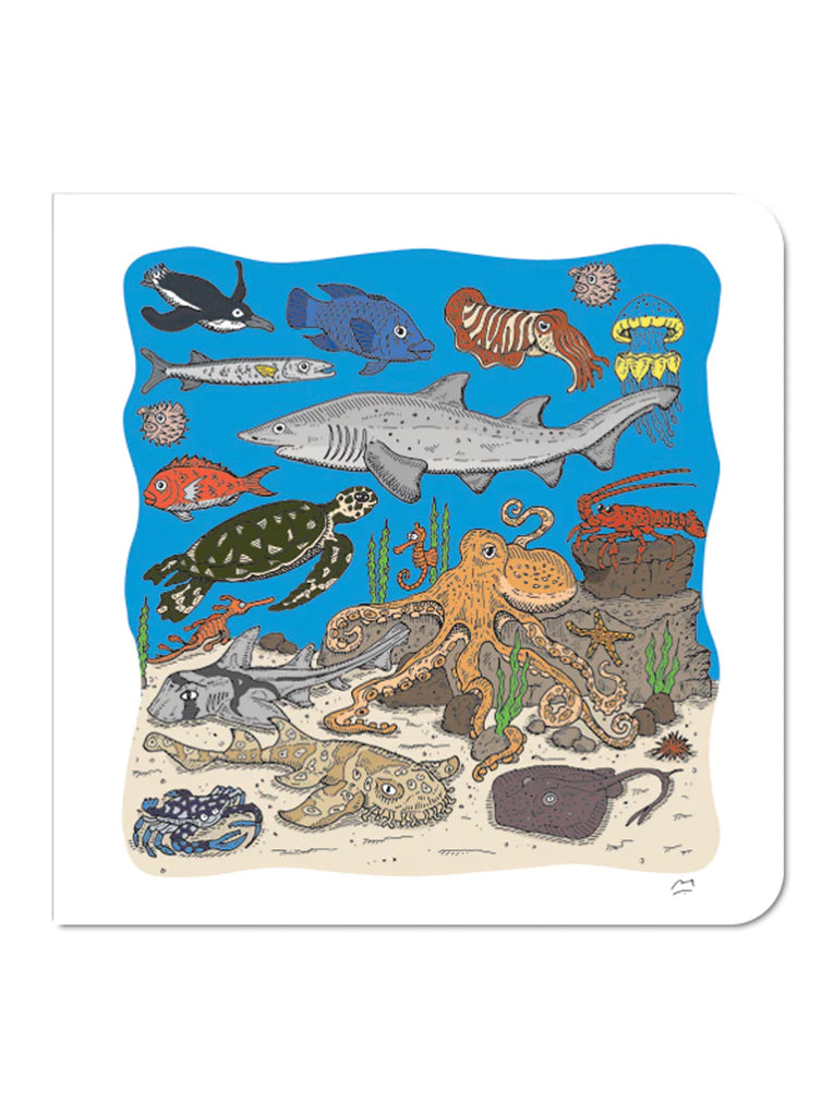 Australian Marine Life Greeting Card