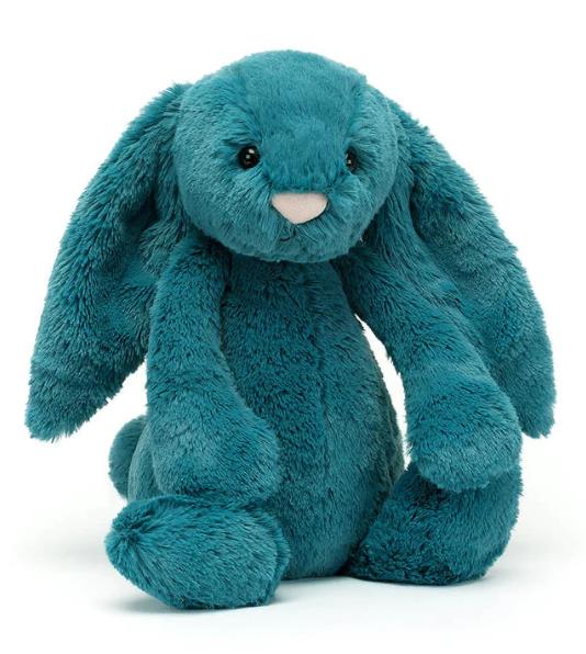 JELLYCAT BUNNY Bashful Mineral Blue Medium