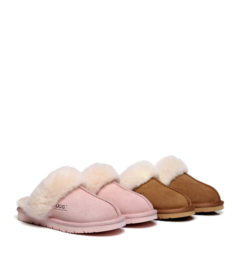 UGG BOOTS AUSTRALIA Australian Shepherd Women Sheepskin Muffin Slipper 15564