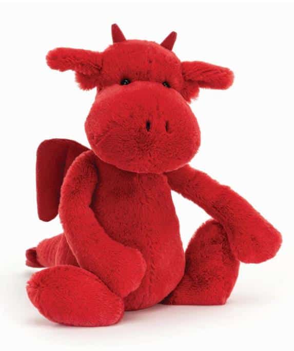 JELLYCAT Bashful Red Dragon Medium